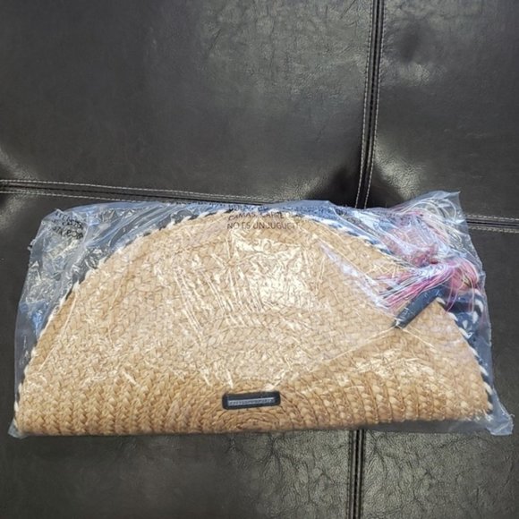 Rebecca Minkoff Straw Taco Clutch-Out Of Office - Picture 6 of 7